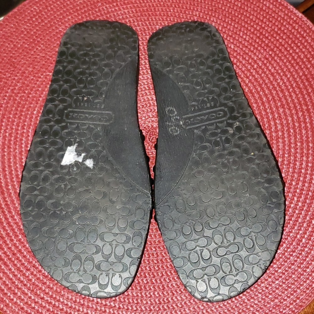 New Coach Cybel Jelly Signature C Embossed Sandal - Picture 10 of 14